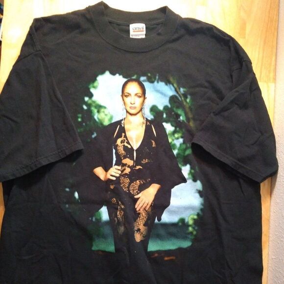 Vintage Gloria Estefan Live & Rewrapped 2004 Tour T-Shirt - Picture 2 of 8